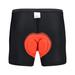 BKQCNKM Boxers for Men Mens Boxer Briefs Cycling Underwear Men 3d Padded Shockproof Mtb Shorts Riding Bike Sport Underwear Tights Shorts Mens Boxers Red S