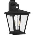 2 Light Large Outdoor Wall Lantern Quoizel Lighting Jfy8411mbk