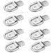 8pcs D Ring Tie Down Boat Strap Tie Down D Ring Anchor Truck Bed Tie Down Hook