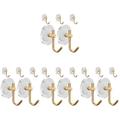 20 Pcs Acrylic Sticky Hook Unique Wall Hooks Heavy Duty Clothes Hanger Porch Bathroom Rustic Purse Backpack Child