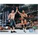 LA Knight WWE Autographed 8" x 10" Raising Cena's Hand Photograph