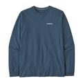 Men's Patagonia Long-Sleeved P6 Logo Responsibilitee - Blue - Size XL - T-Shirts