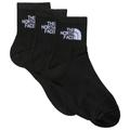 The North Face - Multi Sport Cush Quarter Socks 3-Pack - Sports socks size M, black