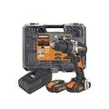 Worx Wx352 20V Cordless Brushless Impact Drill Driver With 75-Piece Drill Bit Set, X2 Batteries And Charger