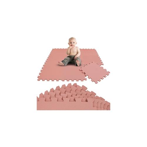 LittleTom 9 Teile Spielmatte Baby Puzzlematte - 30x30 Krabbelmatte Bodenmatte Kinderzimmer