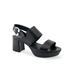 Women's Carimma Sandal by Aerosoles in Black Leather (Size 12 M)