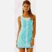 Lilly Pulitzer Dresses | Lilly Pulitzer Macfarlane Shorely Blue Sea Cups Lace Detail Shift Dress | Color: Blue/White | Size: 10