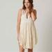Free People Dresses | Free People Don’t You Dare Mini | Color: Cream/Gold | Size: S