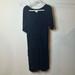 Anthropologie Dresses | Meadow Rue X Anthropologie Navy Dress Xl | Color: Blue | Size: Xl