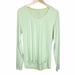 Athleta Tops | Athleta Chi Long Sleeve Shirt Light Lime Green Size Large | Color: Green | Size: L