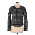 Joie Jacket: Gray Plaid Jackets & Outerwear - Women's Size Medium