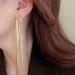 Madewell Jewelry | Gold Long Dangle Statement Earrings | Color: Gold | Size: Os