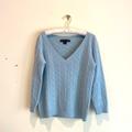 Ralph Lauren Sweaters | Beautiful Blue Cashmere Ralph Lauren V-Neck Sweater. | Color: Blue | Size: Xlp
