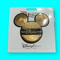 Disney Other | Disney Parks Patched Talk Disney To Me | Color: Black/Gold | Size: Os