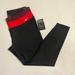 Nike Pants & Jumpsuits | 34. Nwt Nike Dri Fit Black Leggings | Color: Black/Red | Size: Xl