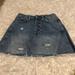 Free People Skirts | 50% Off Free People We The People Denim Mini Skirt 24 Distressed 0204 | Color: Blue | Size: Xs