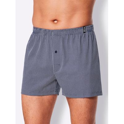 Boxershorts KINGS CLUB, Herren, Gr. 7, blau (marine, bedruckt), 100% Baumwolle, Unterhosen Image