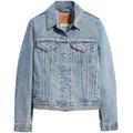 Jeansjacke LEVI'S "ORIGINAL TRUCKER MED IN" Gr. M (38), blau (never fade trucker) Damen Jacken Jeansjacken