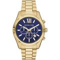 Chronograph MICHAEL KORS "LEXINGTON" Armbanduhren goldfarben Herren Quarzuhren