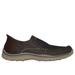 Skechers Men's Slip-ins Relaxed Fit: Expected - Cayson Sneaker | Size 12.0 | Dark Brown | Textile | Vegan