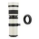 Andoer MF Camera Super Telephoto Zoom Lens F/8.3-16 420-800mm T-Mount with Adapter Ring Universal 1/4 Thread Replacement for Canon EF-Mount EOS Cameras