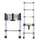 Telescopic Ladders Multi-Purpose Extendable Ladder telescopic ladder 26ft/ 23ft/ 20ft/ 16ft/ 15ft/ 10ft/ 6.6ft Tall Extendable Telescopic Ladder, Home Loft Office Telescoping Ladders with Sl vision