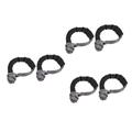 Yardwe 6 Pcs Pimple Rope Outdoors Gear Outdoor Gear Nylon Shackle Outdoor Rope Shackle Soft Shackle Recovery Baseball Sliding Mitt Shackle for Outdoor Durable Shackle Multifunction Cable