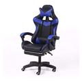 HHMACC Office Desk Chair Lifting Swivel Chair Game Chair Racing Office Computer Chair Ergonomic Work Chair Cushion Seat Chair (Color : Blue 2) needed Comfortable anniversary vision