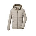 G.I.G.A. DX Uyaka 28041-000 Women's Quilted Jacket/Casual Functional Jacket in Down Look with Removable Hood Light Sand 38