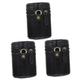 HOMSFOU 3pcs Lens Bag Digital SLR Cameras DSLR Camera Bag Camera Lens Pouch Handbag Storage Organizer Dogital Camera Suitcase Protector Lens Cases Pu Anti-Collision Lens Cap