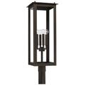 Capital Lighting Hunt 4 Light Outdoor Post Lantern Oiled Bronze