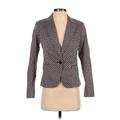 MICHAEL Michael Kors Blazer Jacket: Short Gray Jackets & Outerwear - Women's Size 2 Petite
