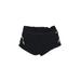 New Balance Athletic Shorts: Black Color Block Activewear - Women's Size Large