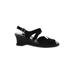 Arche Wedges: Black Print Shoes - Women's Size 36 - Open Toe