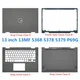 Ordinateur portable pour Dell Inspiron 13 pouces 13 ressing 5368 5378 5379 P69G coque arrière