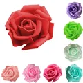 Bouquet de roses artificielles 50 pièces fausses fleurs réalistes pour mariage fête de