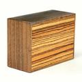 Logica Puzzles art. Himitsu Bako 14 Steps Zebrano Wood Box - Japanese Puzzle Box