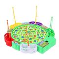 VICASKY 2 Sets Fishing Reel Toy Bead Counting Sorter Game Color Sorting Toy Early Education Puzzle Game Alphabet Shape Number Sorting Hand Skill Game Toys Outdoor Plastic Game Board Child