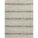 Brown/White Rectangle 6' x 9' Area Rug - EXQUISITE RUGS Chroma Striped Beige/Brown Area Rug Viscose/Wool | Wayfair 4494-6'X9'