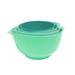 Lexi Home Plastic 4 Piece Nested Mixing Bowl Set Plastic in Green/Blue | Wayfair LB6399