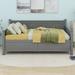 August Grove® Barbetta Panel Bed Wood in Gray | 36.1 H x 42.9 W x 80.6 D in | Wayfair 55BBB0CC4D8F41508CFAE139C6A04A59