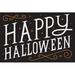 The Holiday Aisle® Festive Fright I by Michael Mullan - Print Canvas, Solid Wood in Black/White | 12 H x 18 W x 1.25 D in | Wayfair