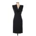 Fendi Casual Dress - Party V Neck Sleeveless: Gray Print Dresses - Women's Size 40