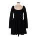 WAYF Casual Dress - A-Line: Black Solid Dresses - New - Women's Size Medium