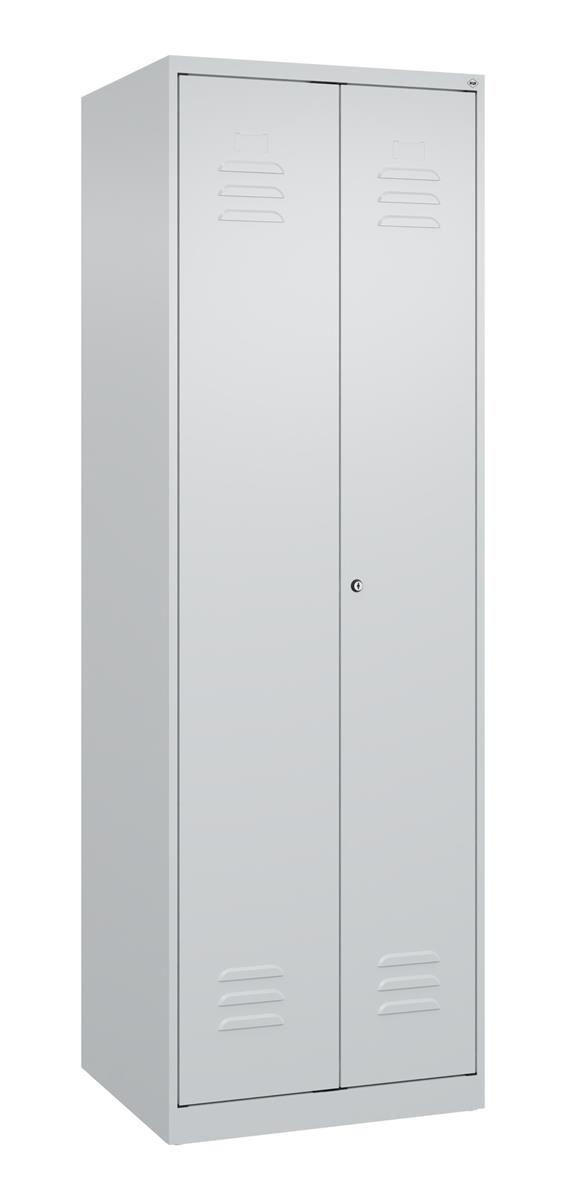 C+P Wäsche-/Garderobenspind Classic PLUS, 2 Abteile, 1850x600x500mm, 7035/7035 Image