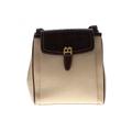 Bally Leather Shoulder Bag: Pebbled Ivory Solid Bags