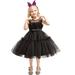 Toddler Girls Princess Witch Dress Tulle Halloween Birthday Party Costume 1-6T