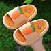Leesechin Deals Toddler Shoes Lightweight Shoes Baby Boys Girls Lightweight Cartoon Fruit Non-slip Lovely Sole Beach Slippers on Clearance