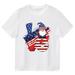 Ykohkofe Little Children And Big Kids Pygmy Flag LOVE Cartoon Print Boys And Girls Tops Short Sleeved T Shirts Baby Outfits Baby Bodysuit Take Home Outfit baby clothes