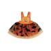 aturustex Girl Halloween Costume Dress Pumpkin Pattern Bat Tulle Sling Dress